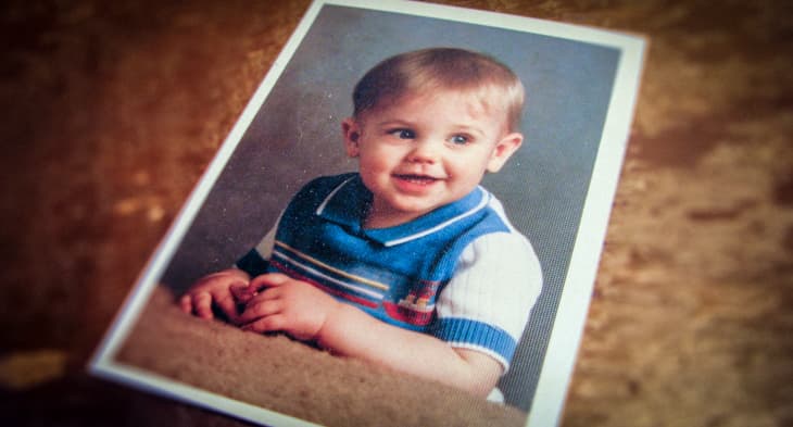 Baby photo of Aaron